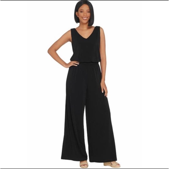 G.I.L.I. Pants - G.I.L.I. Tank Top Jumpsuit Black Size XXS